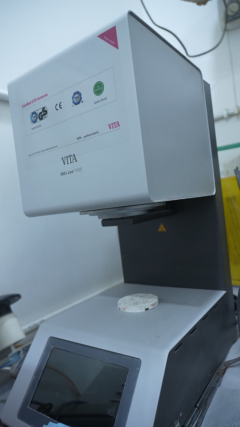 Ceramic furnace in the prosthetics lab